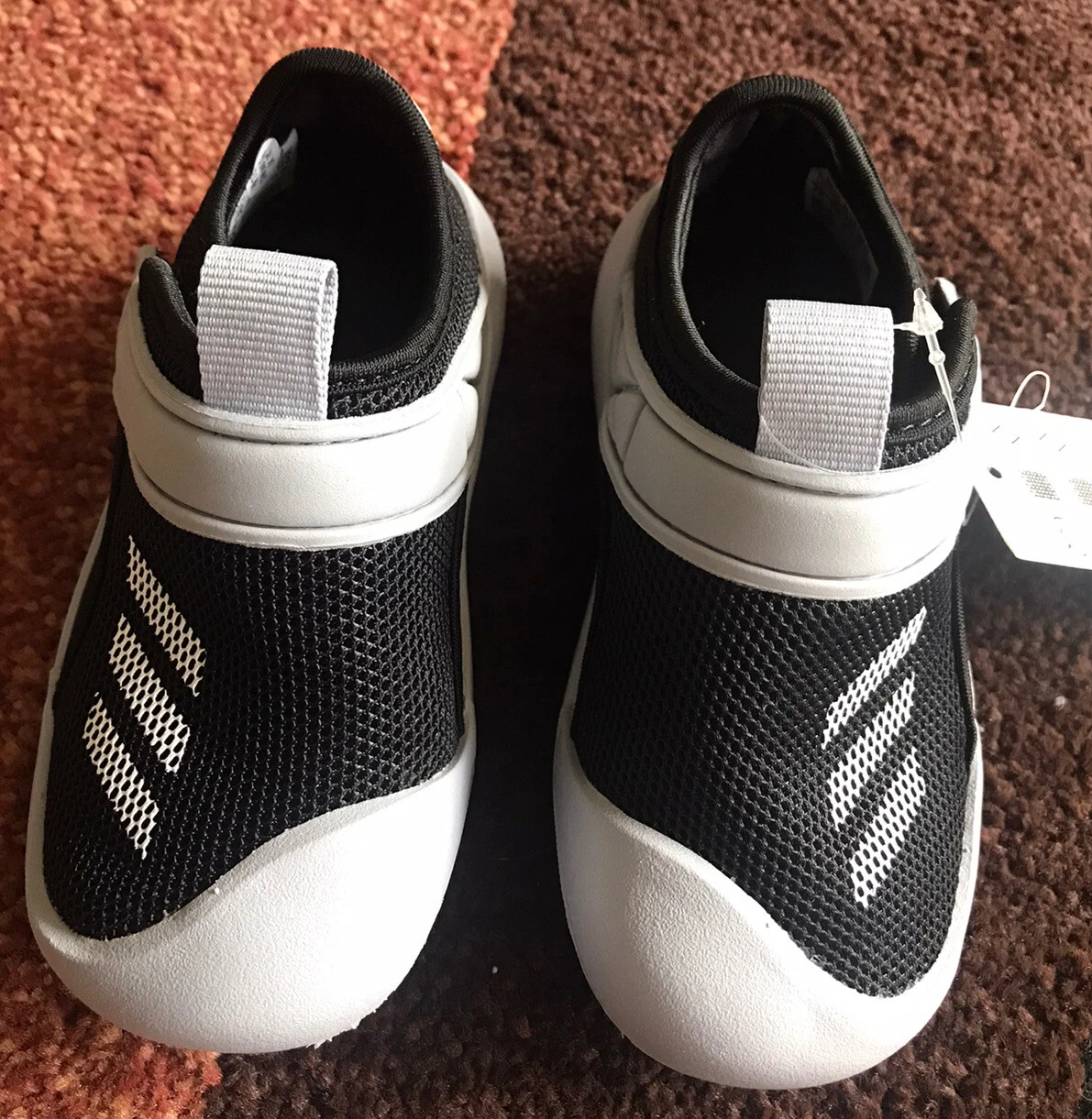 Scarpe sandali Adidas FY8934 Alta Venture nere nuoto nazione bambino taglia 7 nuove con etichette