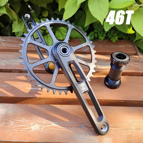 Road Bike Crankset 170mm Hollow Tech Crank 40 42 44 46T Chainring 11/12 Speeds - Picture 40 of 48