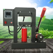 Heat Press AC110V 900W 12cmx12cm MP170 Manual Hydraulic Press Machine 14000PSI