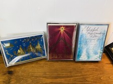 Hallmark Christmas Cards Religious 3 BOXES 48 Cards NEW SEALED