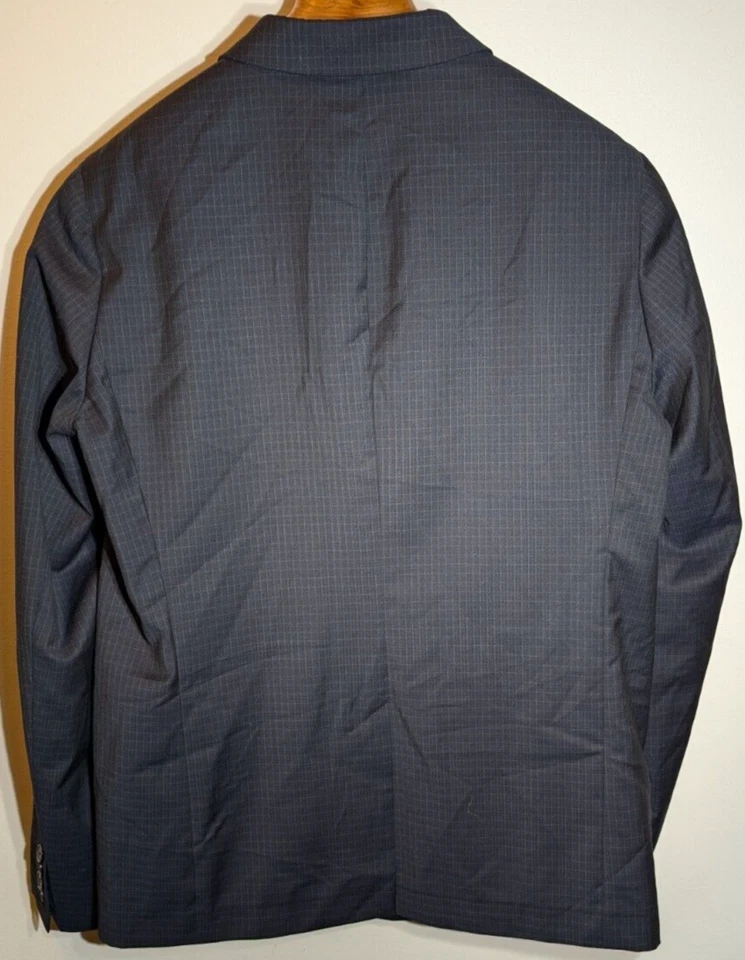 THE KOOPLES Wool Three Button Black Check Suit EU Size 50 US Size 40 - Image 2 of 4