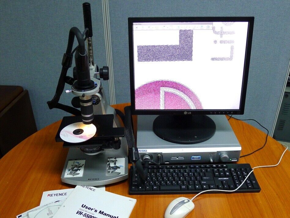 KEYENCE Digital Microscope VH-5500, VH-Z20K(20x~200x) Lens KEYENCE Digital Microscope VH-5500, VH-Z20K(20x~200x) Lens