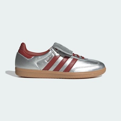 adidas Samba LT Silver Metallic Ruby Gum Sneaker Schuhe Rot 42 US 8.5 JH5707