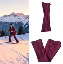 The North Face Women s Ski Pants Burgundy WindWall Water Repellent M Long
