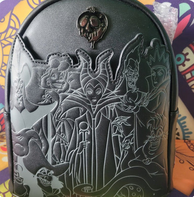 EXCLUSIVE Loungefly Disney Villains Full Cast Silhouette Mini Backpack Rare NWT