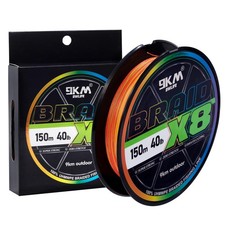 DWLIFE 9KM Braided Fishing Line 8LB-120LB Dyneema Zero Stretch Anti-Bite Coating