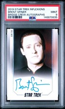 Brent Spiner Auto Star Trek Inflexions Data Rittenhouse Autograph Psa 9 Mint Brent Spiner Auto Star Trek Inflexions Data Rittenhouse Autograph Psa 9 Mint