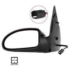 Left Non-fold Mirror For 2000-2007 Ford Focus 2.0l Power Black Abs Driver Side Left Non-fold Mirror For 2000-2007 Ford Focus 2.0l Power Black Abs Driver Side