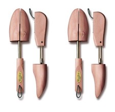 Women  s Cedar Wood Shoe Trees Adjustable 2-Pack For 2 pair of Shoes , Aromat...