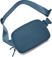 Belt Bag Fanny Pack Crossbody Bags for Women Two-Way Zip Closure Fashion Waist P