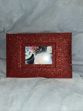 Recollections Photo album Brag book red glitter 24 photo 4 x 6