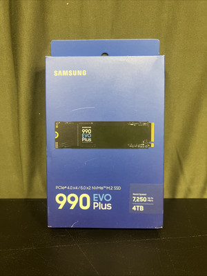 New Samsung 990 EVO Plus 4TB SSD M.2 PCI Express NVMe MZ-V9S4T0B/AM