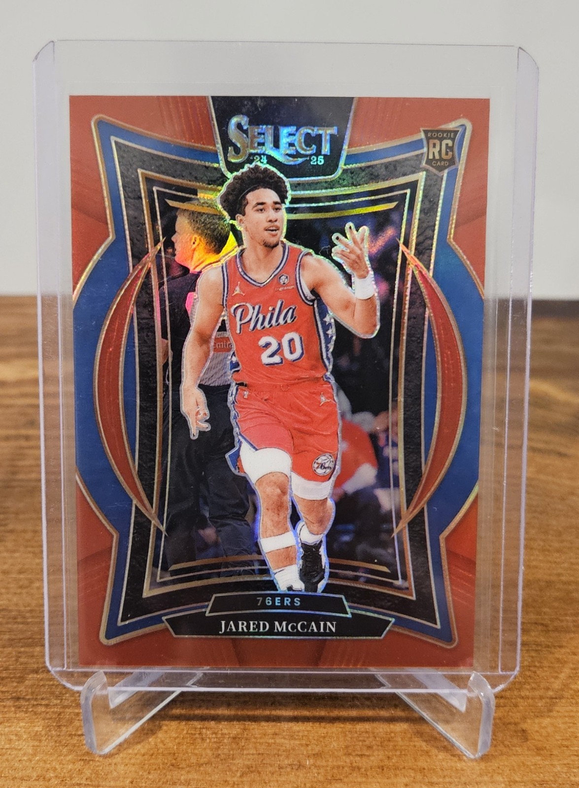 2024-25 Panini Select - Concourse Jared McCain #82 Red Prizm /199 (RC)