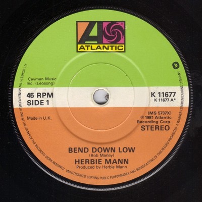 Herbie Mann - Bend Down Low (7'', Single)