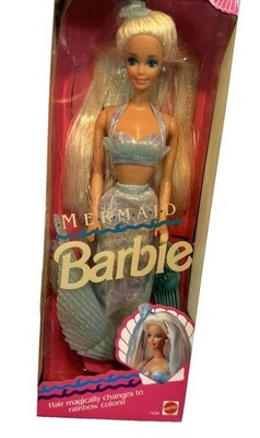 Barbie Fountain Mermaid Long Pink Hair 1993 Mattel 10393 NRFB New