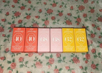 Sol De Janeiro Cheirosa 62 40 68 Set of 6 Jelly Perfume Balm New!