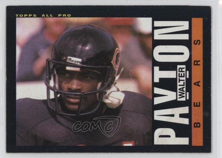 1985 Topps Walter Payton #33 HOF b5f