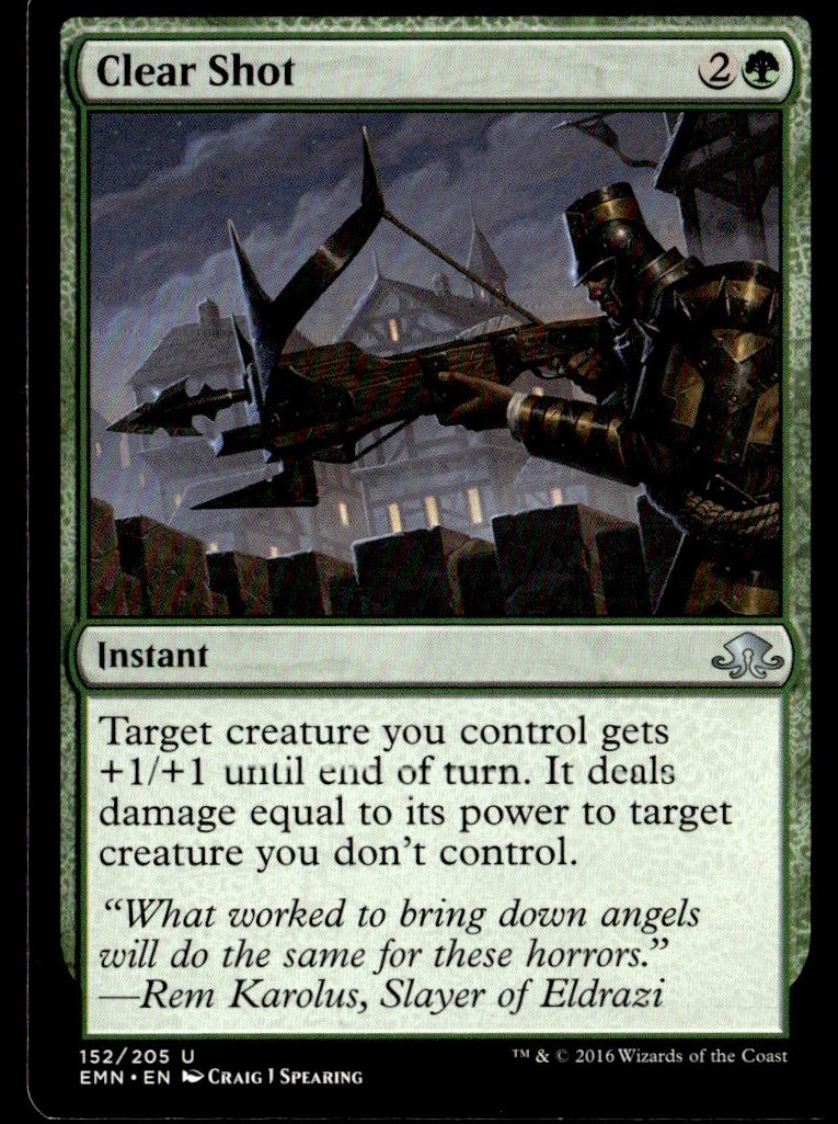 2016 Eldritch Moon Clear Shot Expansion/Uncommon #152