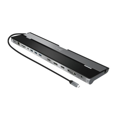 Hub USB j5create JCD543-N Schwarz Schwarz, Silbern 5 W