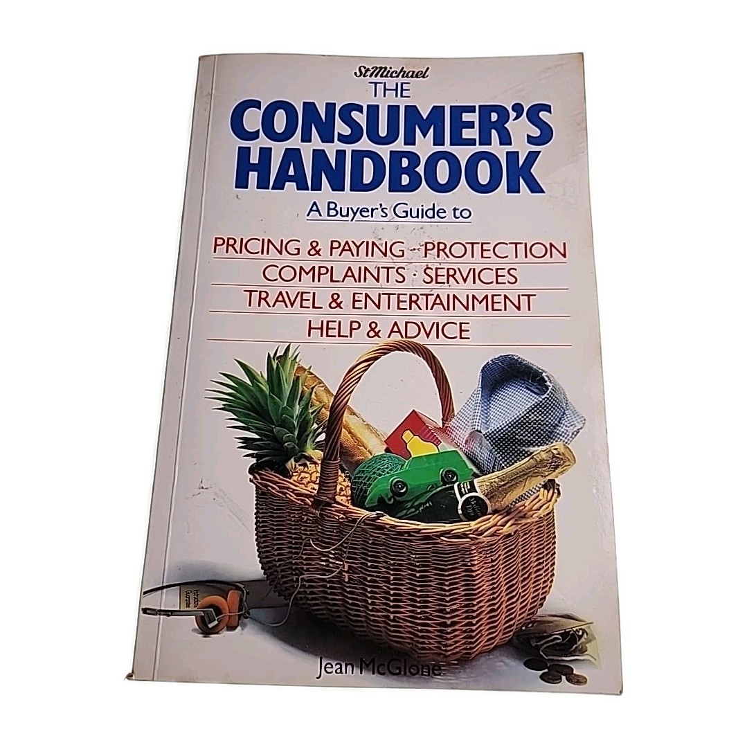 Consumers Handbook Jean McGlone 1983 Paperback Book