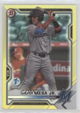 2021 Bowman Draft 1st Edition Yellow Foil 16/75 Victor Mesa Jr #BD-122 0xh3