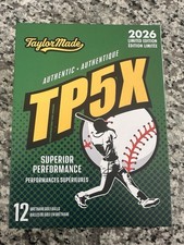 TaylorMade TP5X pix Baseball Golf Balls Limited Edition SOLD OUT New 1 Dozen