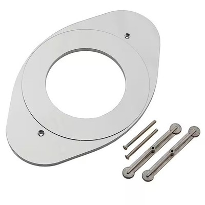 Everbilt Tub and Shower Smitty Remodeling Plate in Chrome 865370