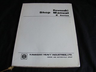 Kawasaki Shop Manual Z Series Revised 3:July 15 1974