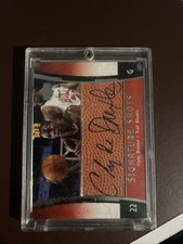Upper Deck Signature Shots Clyde Drexler #22 Autographed Portland Trail Blazers