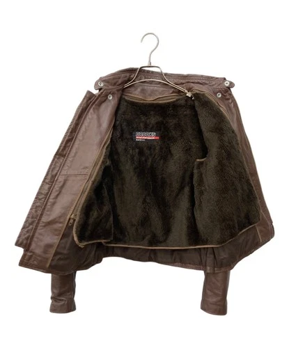 Brooks Leather Jacket Men's Size 36 Brown image 3
