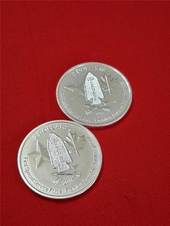 2015 CANADA $2 1st SPECIAL SERVICE FORCE 1/2 OZ .9999 FINE SILVER COINS x2 #5600