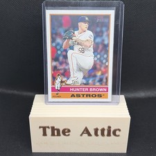 2025 Topps Heritage - High Number SP Hunter Brown #428 Bicentennial /200