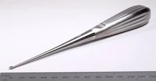 Integra Jarit #240-072 Bruns Curette 8" Surgical Size 3-0 Straight Stainless