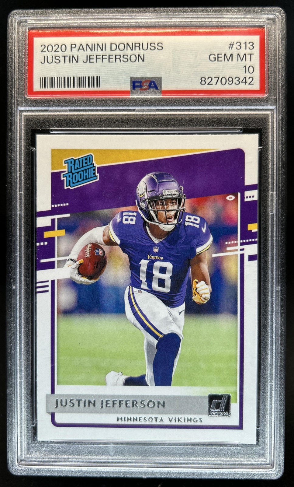 Justin Jefferson Panini Donruss #P313 Base