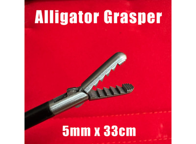 ELEVEXA  Laparoscopic ALLI-GATOR Grasper 5mm 33cm Bariatric Crocodile Forceps CE