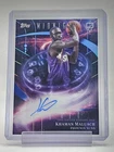KHAMAN MALUACH 2025-26 TOPPS MIDNIGHT ROOKIE STROKE OF MIDNIGHT AUTO Q6992