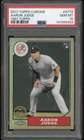 PSA 10 Aaron Judge 2017 Topps Chrome 30th Anniversary #87T8 1987 Topps Rookie RC
