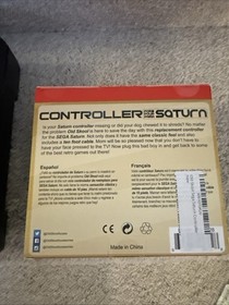 Sega Saturn Model 2 MK-80000A Console W/ New Controller/cables/battery - Lot 4