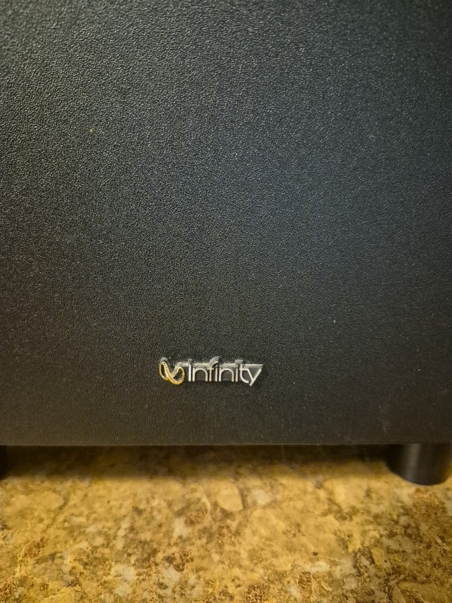 Infinity BU-80 Subwoofer Powered Sub Home Theater Bass Vintage