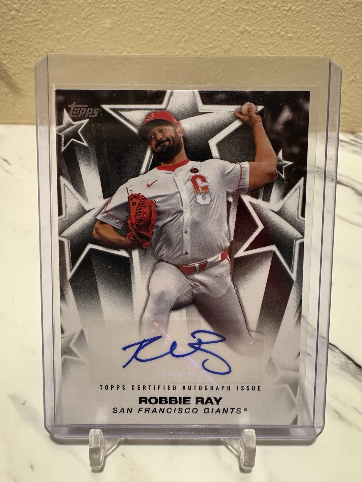 Robbie Ray 2025 Topps Series 1 Baseball Stars Auto #BSA-RR