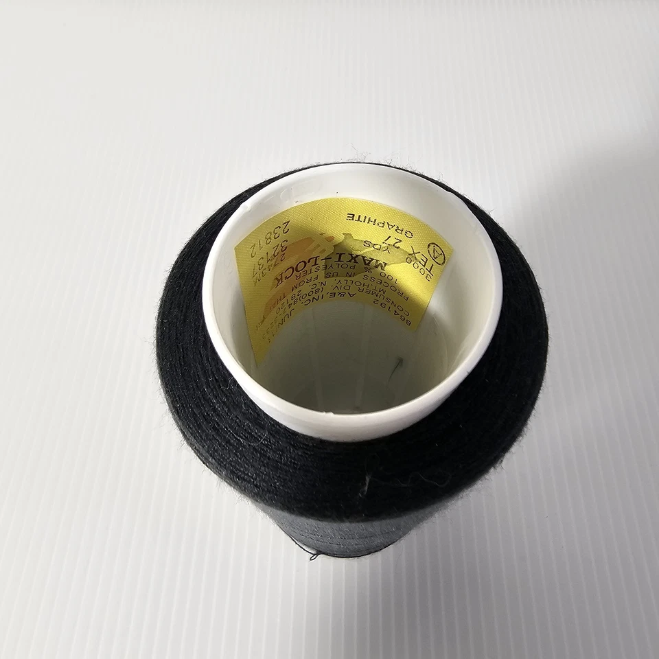 Maxilock Serger Thread Graphite Polyester Overlock Sewing - Image 3 of 3