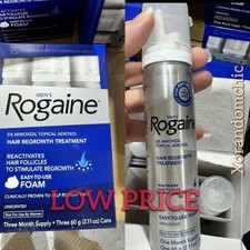 Men's Rogaine 5 Minoxidil Foam Hair Loss Regrowth 3-Month Supply Exp Unknown