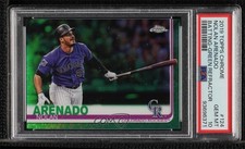 2019 Chrome Green Refractor 10/99 Nolan Arenado (Batting) #124 PSA 10 GEM MT 7xr