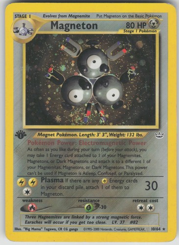 Magneton 10/64 Neo Revelation Holo