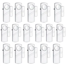 Security Door Window Alarm, 90DB Wireless Sensor Door Window Burglar Alarm, D...