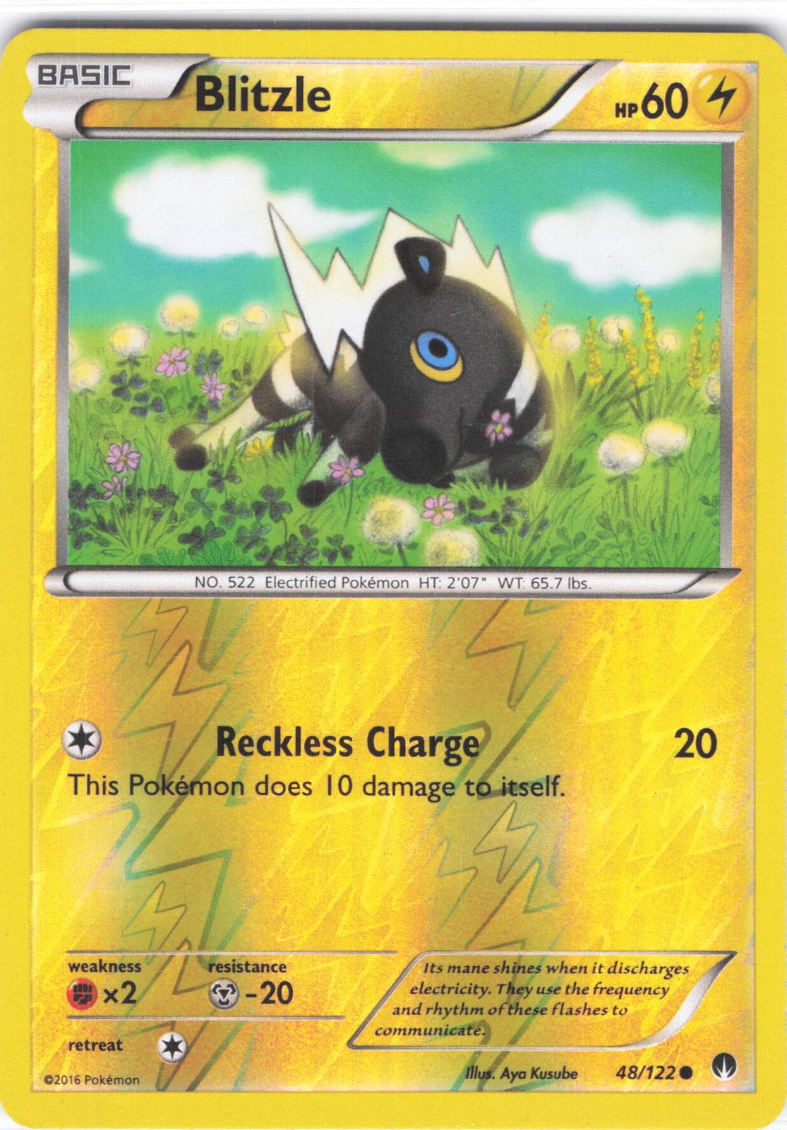 Blitzle Common XY - BREAKpoint 48/122 NM Reverse Holo LP-NM