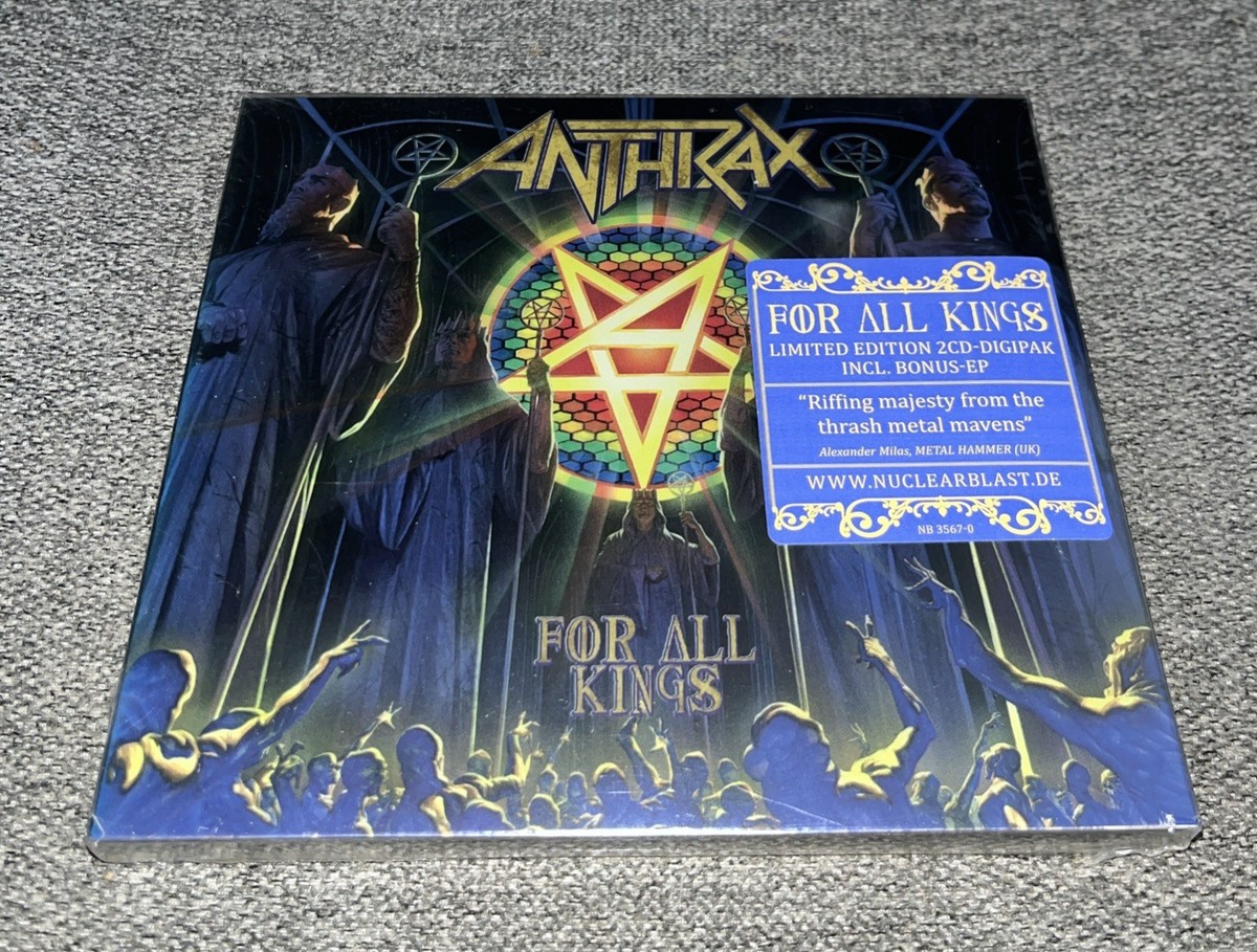 For All Kings Digipack by Anthrax (New CD)⭐️Buy Any 3 Get 1 Free
