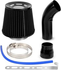 3 Inch Universal Cold Air Intake Kit Pipe With Air Filter Black For Car Engine
