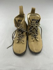 Vintage Hodgman Men's Wading Boots US 11 Felt Sole Lace-Up Tan/Black Model 19212