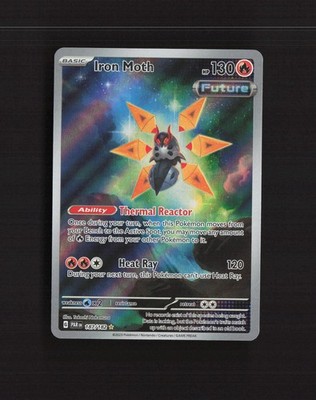 Iron Moth 187/182 Paradox Rift Full Art Ultra Rare Holo Pokemon